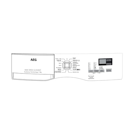 AEG controlepaneel, greeplijst, AEG, NL,FR 140144234022