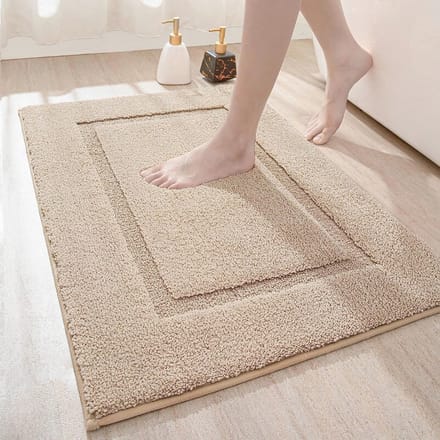 Antislip Badkamermat 40 x 60 cm - Zachte Microvezel en Super Absorberende Badmat voor de Badkamer