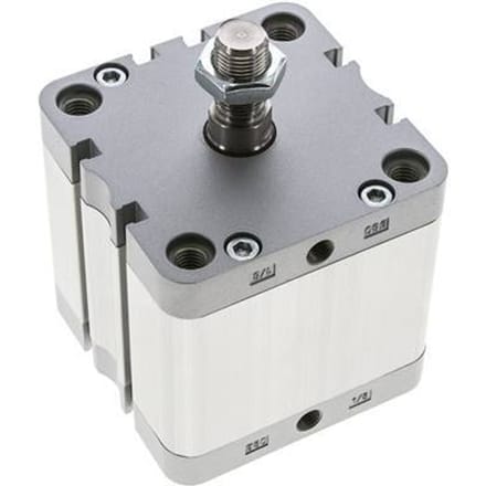 ISO 21287 Compacte Dubbelwerkende Cilinder 80-40mm - Magnetisch - Mannelijke Stang