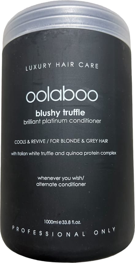 Oolaboo Blushy Truffle 1000 ml Conditioner voor Blond & Grey Hair met pomp