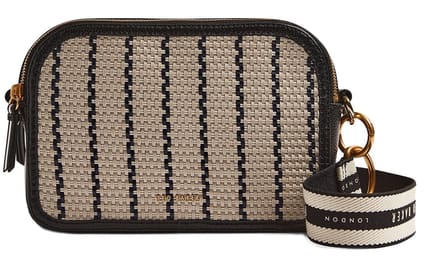 Ted Baker Schoudertas Rivea Woven Webbing Camera Bag Navy Zwart