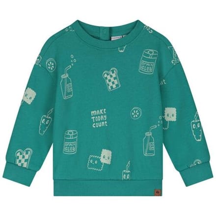 Prénatal peuter sweater Dark Turquoise Blue 86 heren