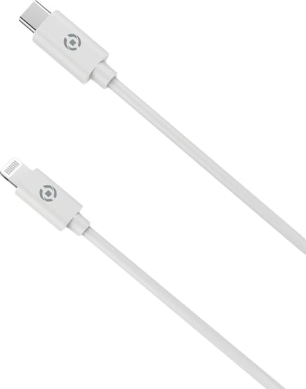 Celly Lightning/usb-c-kabel 2 Meter Pvc Wit
