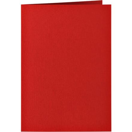 Correspondentiekaart Papicolor dubbel 105x148mm rood pak à 6 stuks
