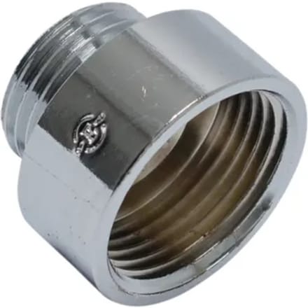 Sanivesk Draad Recht Verloop Chroom 3/4"f X 1/2"m