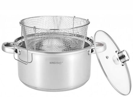 Kinghoff 1630 - Traditionele frituurpan - diep - 5.5 liter