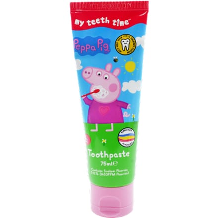 Peppa Pig Mijn Tanden Tijd Tandpasta Bubblegum 75 ml