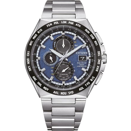 Citizen AT8238-84L Horloge - Titanium - Zilverkleurig - Ø 44 mm