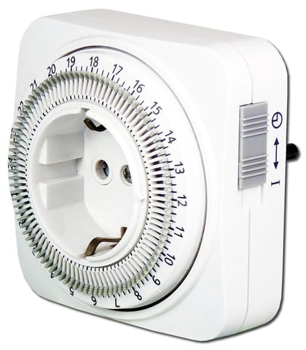 EcoSavers - Tijdschakelklok analoog - Eenvoudig in te stellen - Compact design