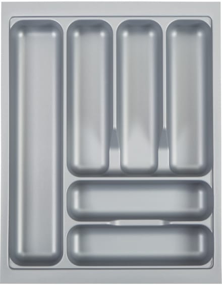 Orga-Box I Bestekbak zilvergrijs 450 mm voor Tandembox u. ModernBox