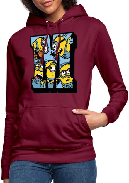 Minions College Brief Hoodie Dames