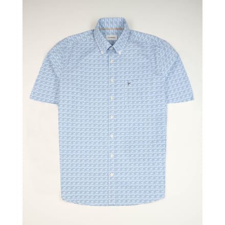 Campbell Casual Overhemd Blauw Heren