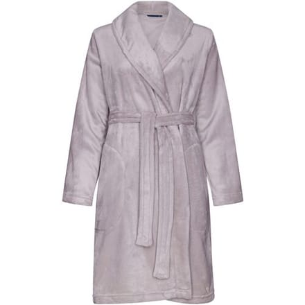 Pastunette Badjas - Linographics - Zalmroze - Fleece - Maat L