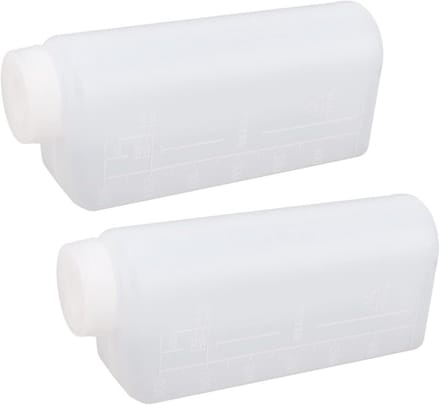 Oliemengfles - Brandstofcontainer - Motoronderhoud - Nauwkeurig mengen - 600 ml - Transparant