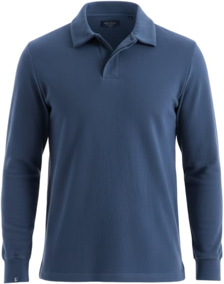 OMBRE Polo - Regular Fit - Katoen - Korte Mouw Marine M