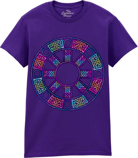 Celtic Wheel The Coloured House T-shirt S