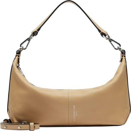 LIEBESKIND BERLIN Leren Schoudertas Paris 4 Small Pebble Hobo Beige Lichtbruin