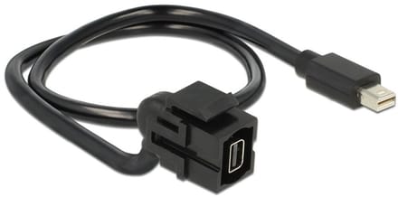 Mini DisplayPort (m) - Mini DisplayPort (v) Keystone module - 0,50 meter