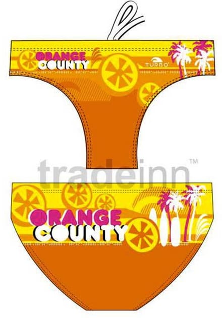 Turbo Orange Country Zwemslip Oranje M Man
