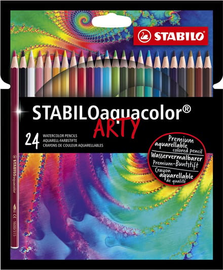 Kleurpotlood stabilo 1624 aquacolor arty 24st