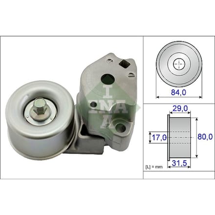 Schaeffler Ina Spanarm, V-ribbelriem INA 534 0477 10