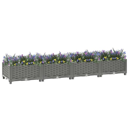vidaXL - Plantenbak - verhoogd - 160x40x23 - cm - polypropeen