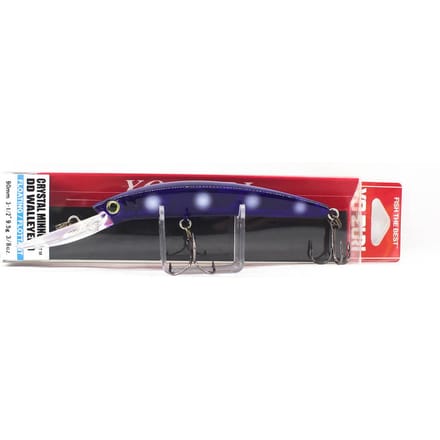 Yo Zuri Crystal Minnow DD Walleye 90 mm drijvend kunstaas R1205-MN (6763) gray