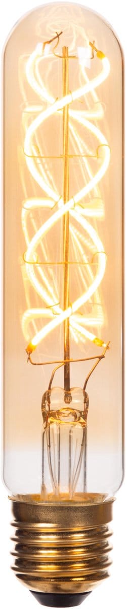 Lucide T32 - Filament lamp - Ø 3 cm - LED 3 StepDim (Memory) - E27 - 1x4,9W 2200K - Amber