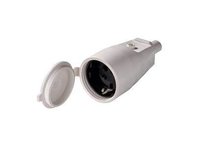Martin Kaiser PVC koppeldoos met aardingscontact IP44 grijs - 552/gr [20 stuks]