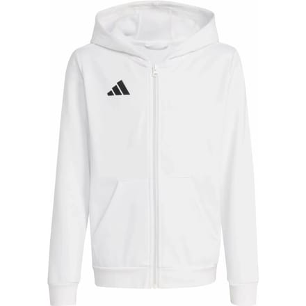 Adidas Performance Entrada26 Hoodie Met Lange Ritssluiting Kids - Kinderen - Wit