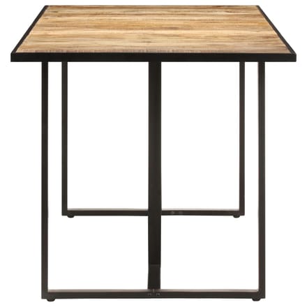 vidaXL - Eettafel - 200 - cm - ruw - mangohout