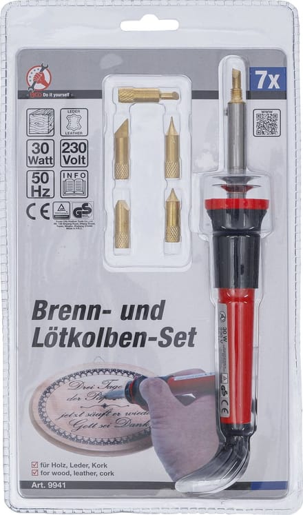 BGS Brandmerk- en soldeerbout incl. toebehoren 7 delig
