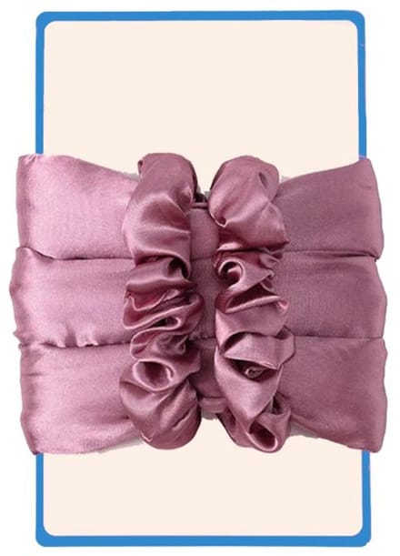 Aurgan Haarkruller – Heatless Curls - hitteloze kruller - haarkruller - haarkruller set - satijn - Paars