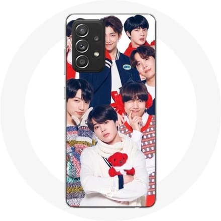 Coque pour Samsung Galaxy A52 BTS Affiche Memebers Cadeau de Noël 2023