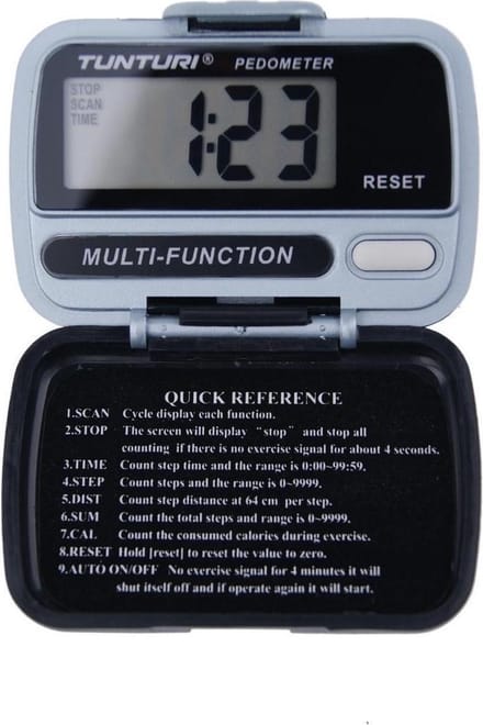 Tunturi Digitale Stappenteller - Pedometer - Walk Tracker