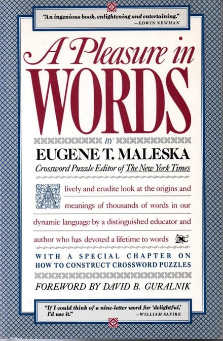 A Pleasure in Words
