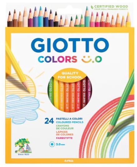 Giotto F278400, Verschillende kleuren, 24 stuk(s)