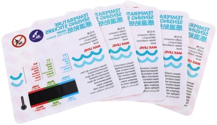 Badthermometer Sticker - Waterdichte LCD - Badwater Controleren - Zelfklevend Herbruikbaar - 5 Stuks - Multi