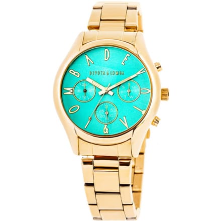 Devote & Lomba DL002UMF-02TURQUESE Dames Horloge 40mm 5ATM