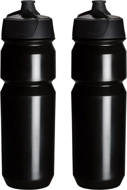2 x Tacx Shanti Drinkbus 750 ml - zwart - Bidon - Drinkfles