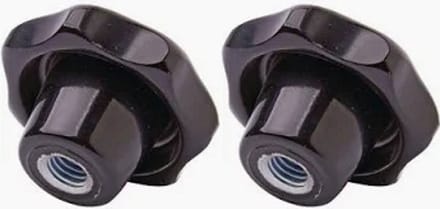 M10 Sterknop rond 50 mm met ijzeren draadbus - per 2 stuks - Stergreep - inwendig draad