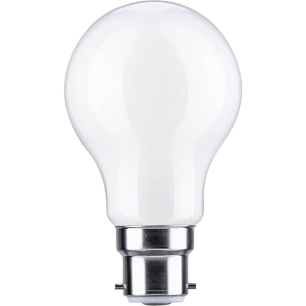 Standaard 230 V LED-gloeilamp B22d 1055lm 9W 2700K dimbaar Opaal