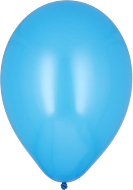 10 Ballonnen Ø 25 cm blauw