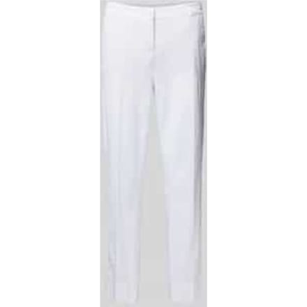 Regular fit stoffen broek met strookzak, model 'Stella'