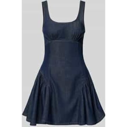 Minijurk in denim-look model 'Eva'