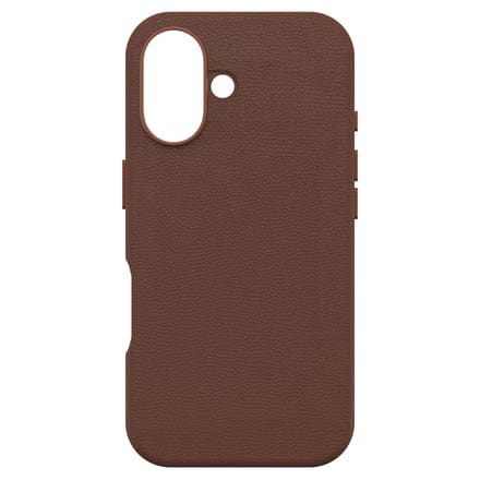 OtterBox Symmetry Cactus leren Backcover met MagSafe voor de Apple iPhone 16 - Rich Adobe Brown