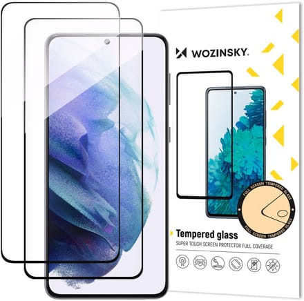 Wozinsky Full Glue Serie - Gehard Glas Bescherming - Samsung Galaxy S23+ - Zwarte Rand - 9H Harde Graad