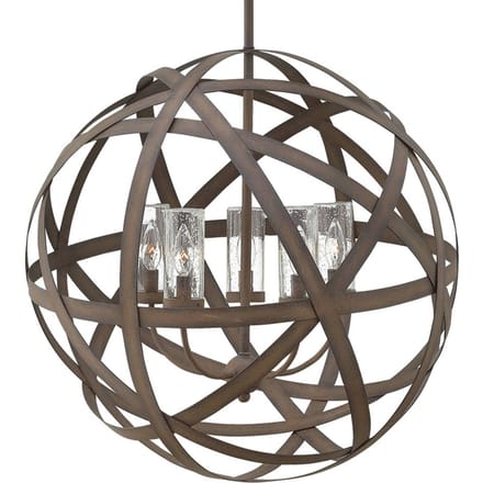 Hinkley LED Kroonluchter | 5X E14 Max 40W | IP44 | Dimbaar | Vintage Iron