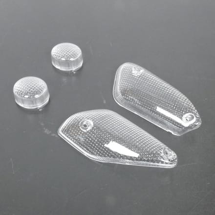 replay witte knipperlichtkap voor en achter met clips voor mbk 50 nitro scooter