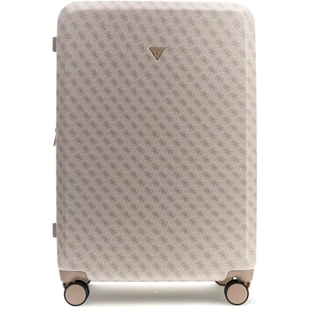 GUESS trolley Latona 28 In 8-Wheeler Exp Bone Logo crème 76cm